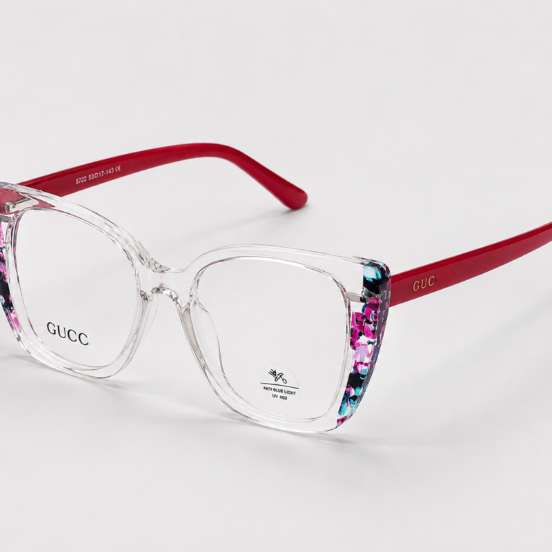 Crystal Bloom Butterfly Eyeglasses by Eyexcelbd